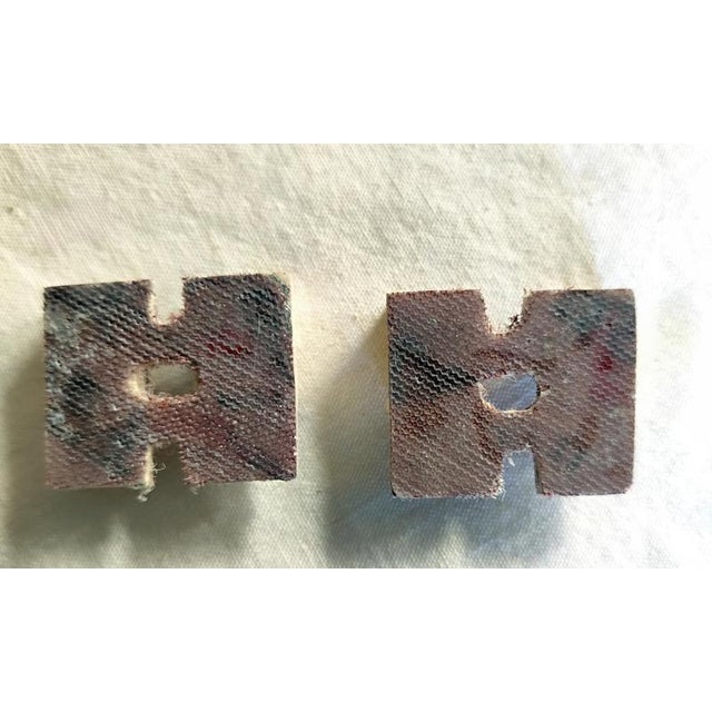 Louis XV Brass and Resin Double Sconces with Lampshades, 1960s, Set of 2 For Sale - Image 13 of 15