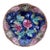 Majolica Roses Plate Wasmuel, Circa 1890 For Sale