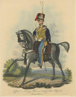 2nd Cavalry Regiment of the Kings German Legion, 1828, Paper