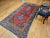 Vintage Persian Bidjar Gallery Rug, Hand-Knotted Wool, Geometric Pattern, Carnelian Red & Blue, 5x9 For Sale In Chicago - Image 6 of 12