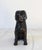 Vintage Folk Art Carved Iron Wood Dog Sculpture For Sale - Image 4 of 10