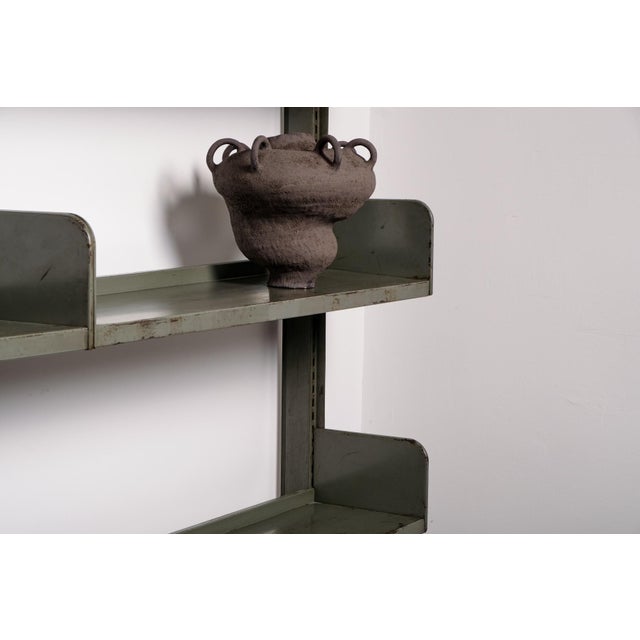 Industrial Bookcase in Iron, 1960s For Sale - Image 10 of 13