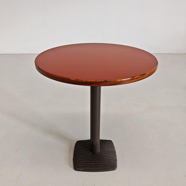Red Artona Coffee Table attributed to Afra Tobia Scarpa for Maxalto, 1980s For Sale - Image 11 of 17