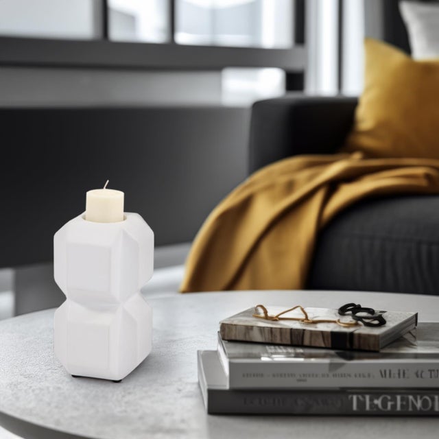 Double Cubic Candle Holder For Sale - Image 9 of 9