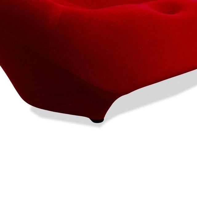 Modern Ploum 2-Seater Sofa in Red Fabric from Ligne Roset For Sale - Image 3 of 11