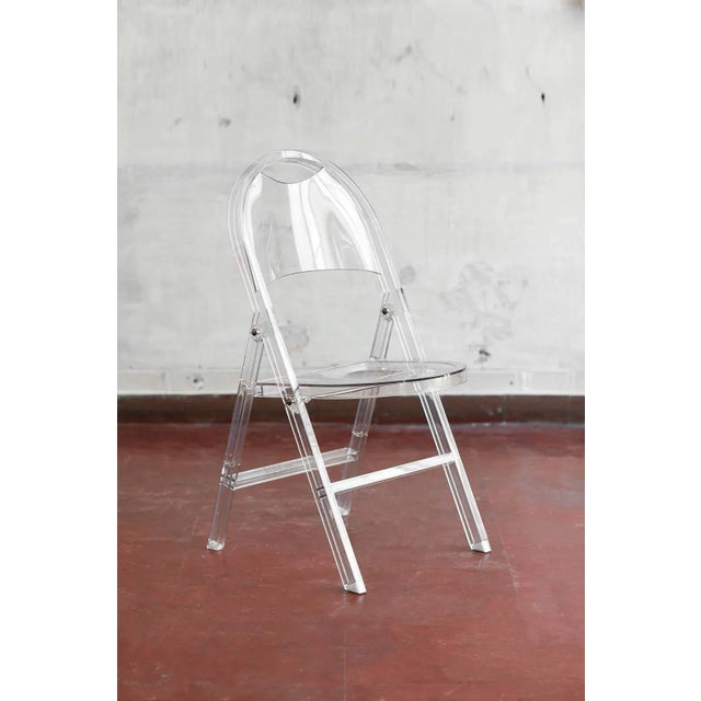 Set of 6 folding chairs “tric” by achille and pier giacomo castiglioni – prod. Bbb emmebonacina product details logo...