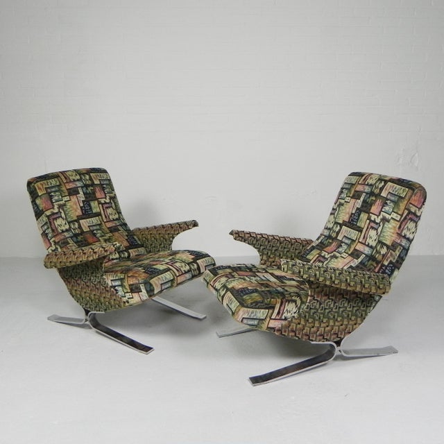 Copenhagen Armchairs by Francois Letourneur, 1960s, Set of 2 For Sale - Image 6 of 18