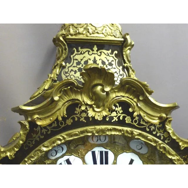 Antique Louis XV Grand Cartel Clock by Gosselin For Sale - Image 11 of 13