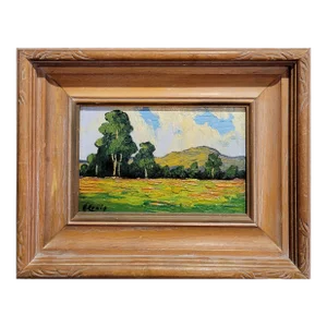 Craig -Pasadena Plein Air Landscape-1910s Oil Painting California Impressionist -Oil Painting