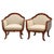 Set of Biedermeier Swedish Round Armchairs For Sale - Image 5 of 5