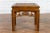 19th Century Chinese Qing Dynasty Rattan Top Side Table with Carved Apron For Sale - Image 9 of 13