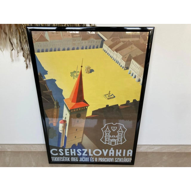 Art Deco Advertising Poster, 1930s For Sale - Image 3 of 5