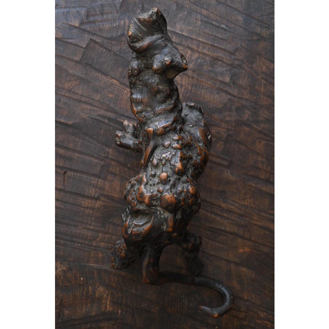 Japanese Wood Burl Animal-Form Object / Mitate Folk Art / 20th Century / Sc169 For Sale - Image 4 of 17