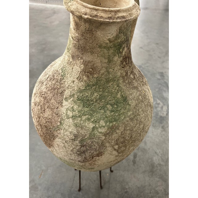 Mediterranean Vintage 1980s Ceramic Carafe For Sale - Image 3 of 4