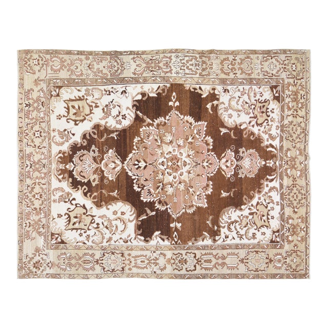 Vintage Turkish Anatolian Tribal Kurdish Wool Rug, 8'2"x10'4" For Sale