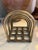 Metal Vintage Brass Desk Organizer For Sale - Image 7 of 7