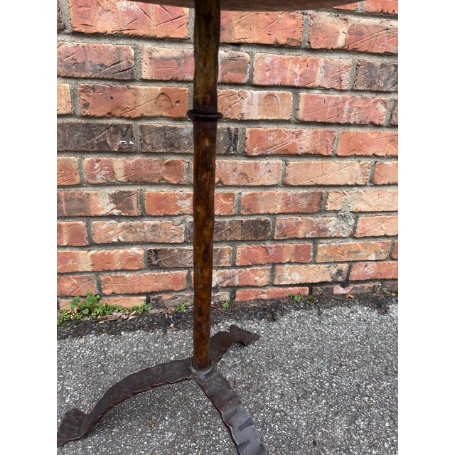 Metal Vintage Spanish Drink Table For Sale - Image 7 of 7
