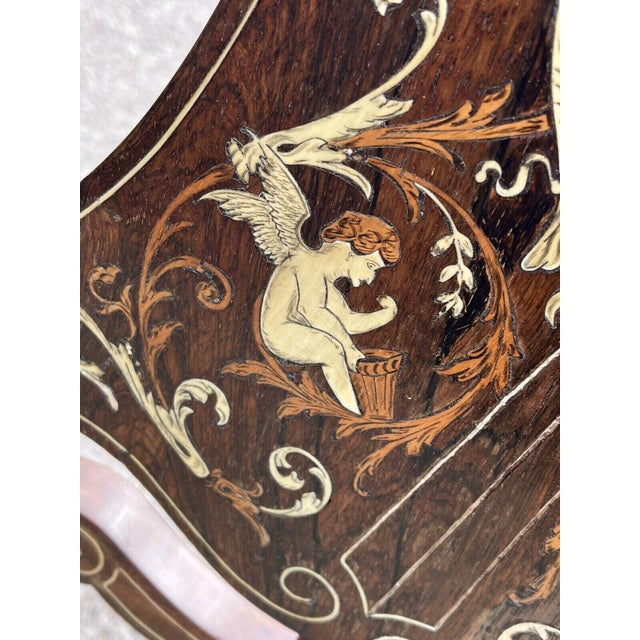 Victorian Rosewood Desk and Chair from Davenport, Set of 2 For Sale - Image 5 of 18