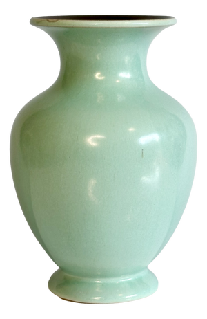 Mid-Century Ceramic Vase with Celadon Glaze by Steuler Keramik, Germany, 1950s