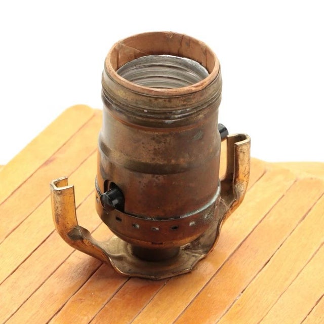 MCM Tramp Art Table Lamp adds some interest to any midcentury, contemporary or modern home. Entire piece is made of...