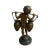 A fine late 19th century bronze sculpture depicting a young boy carrying two jugs over his shoulders. The bronze is signed...