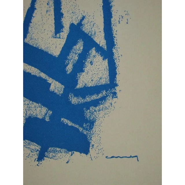 Georges Carrey, Composition Abstraite, 1953, Original Lithograph For Sale - Image 4 of 9