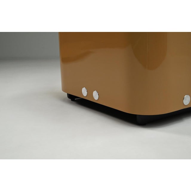 Wood Trinom Chairs and Coffee Table by Peter Maly for COR, 1960s, Set of 6 For Sale - Image 7 of 10