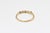 Late 20th Century Vintage Sapphire and Diamond Five-Stone 14k Yellow Gold Ring, Size 8.25 For Sale - Image 5 of 6