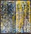 Textile Astor Milan Salcedo, Large Latin American Diptych Abstract Modernist Oil Painting Astor Milan Salcedo For Sale - Image 7 of 18
