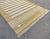 Casa Cosima Handmade Cotton Rug, Yellow And White Striped and Cream Fringe - 6'x9' For Sale - Image 4 of 10