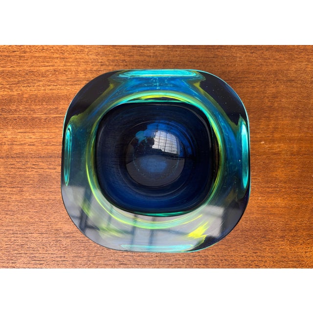 Vintage Sommerso Glass Bowl, 1970s For Sale - Image 4 of 18