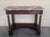 Antique French Empire Fruitwood Console Table with Drawer, 1890 For Sale - Image 6 of 13