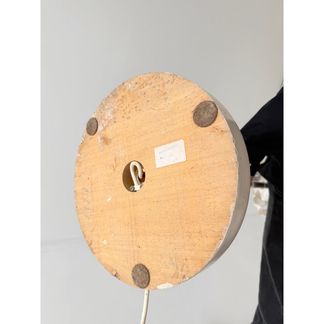 Italian Enamel White Leaf Tole Floor Lamp by Sergio Terzani, 1970s For Sale - Image 18 of 18