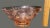 Glass Vintage Deco Depression Glass Imperial Pink Cut Floral Oval Footed Center Bowl For Sale - Image 7 of 9