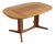 Vintage Danish Oval Extendable Dining Table in Teak from Glostrup, 1960s For Sale