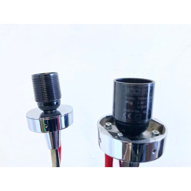 Postmodern Floor Lamps by Hannes Wettstein for Nemo, 1990s, Set of 2 For Sale - Image 9 of 13