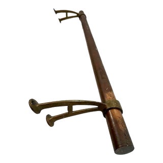 Vintage Copper & Brass Foot Rail For Sale