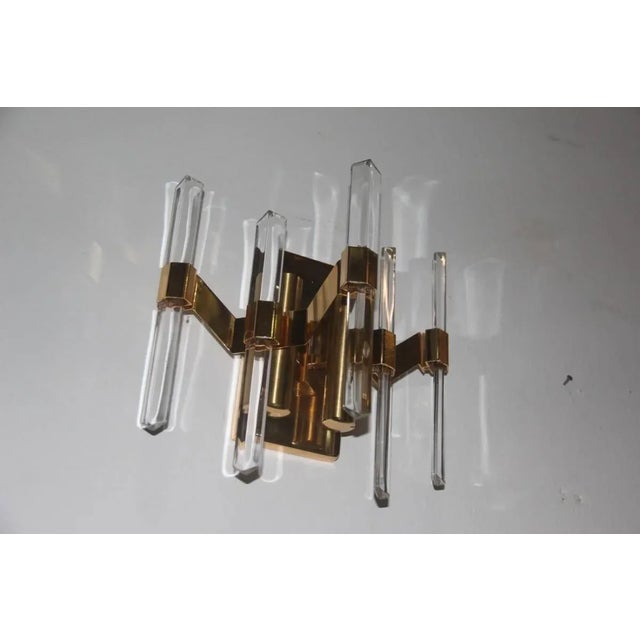 Vintage Sconce by Gaetano Sciolari For Sale - Image 3 of 7