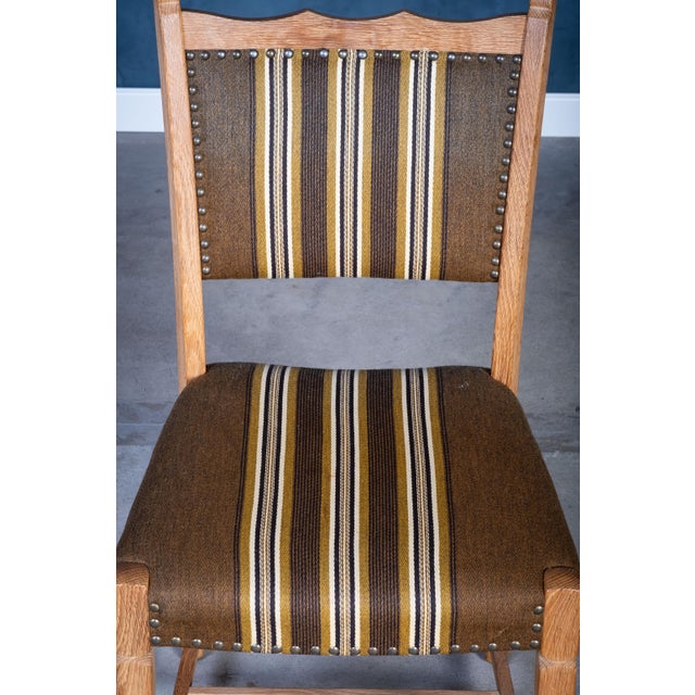 Wood Vintage Danish Oak Chairs, 1960s, Set of 4 For Sale - Image 7 of 9