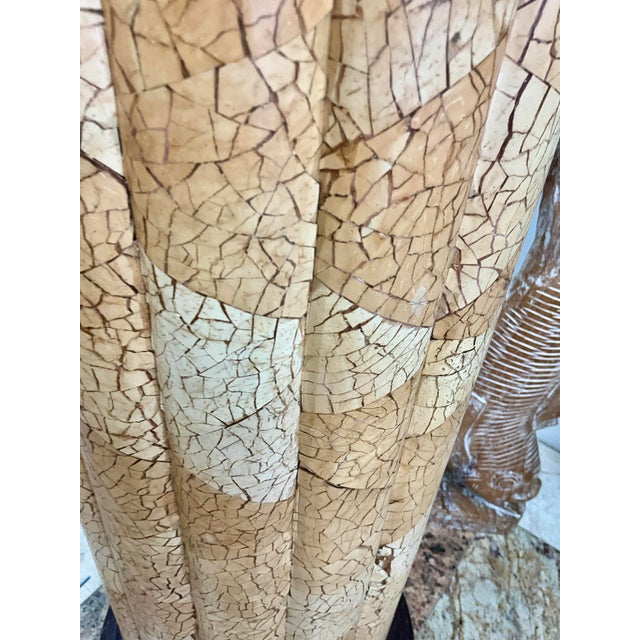 Shell Highly Unusual Pen Shell Grandfather Clock, Circa 1980s For Sale - Image 7 of 16