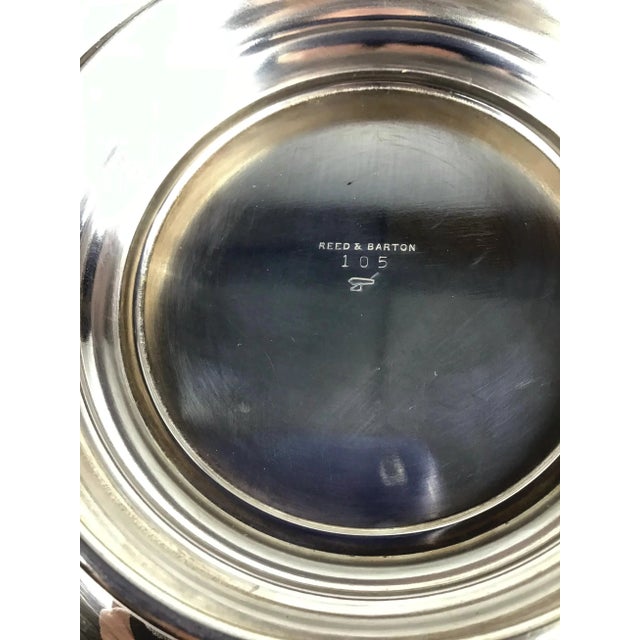 Silver 1960s Large Silver Plate Reed & Barton Revere Bowl For Sale - Image 8 of 9