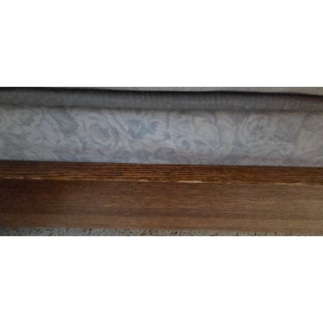 Restoration Hardware Misssion Oak Queen Sized Bed For Sale - Image 4 of 5