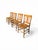Set of 4 Antique Mission Style Solid Tiger Oak Dining Chairs For Sale - Image 4 of 10