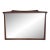 Vintage White Pine Furniture Wall Mirror For Sale