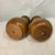 1960s C. 1960s Vintage Hand-Turned Wood Candlestick Holders - Pair For Sale - Image 5 of 5