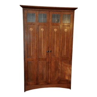 Stickley Harvey Ellis Mission Oak Entertainment Armiore For Sale