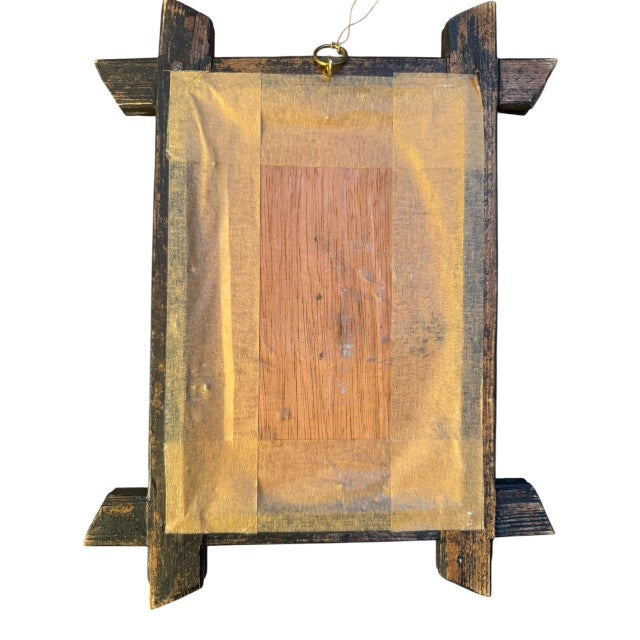 Black Forest Frame With Painting #100 For Sale - Image 4 of 4