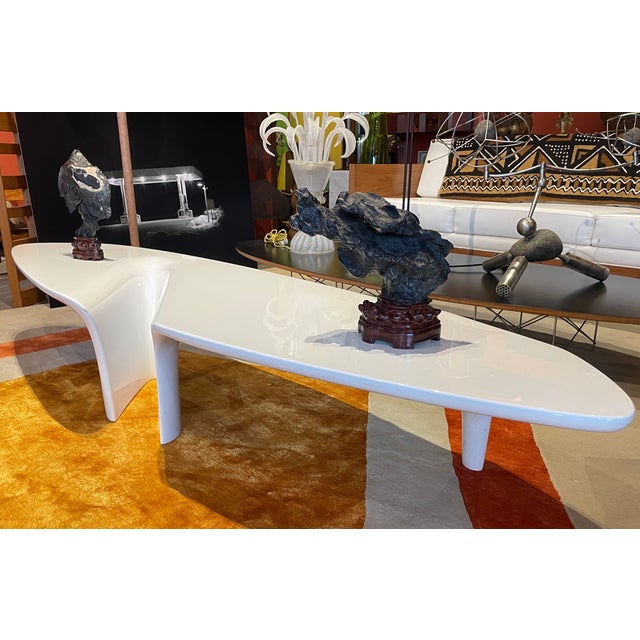 Paint Waterfall Glossy White Lacquer Coffee Table by Fredrikson Stallard for Driade For Sale - Image 7 of 7