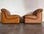 Mid-Century Modern Vintage 1970s Italian “Giusy” Modular Leather Sofa Chairs by Neoflex For Sale - Image 3 of 11