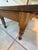 Vintage Solid Wood Xtra Long Coffee Table / Low Bench With Turned Legs in the Manner of Ralph Lauren For Sale - Image 9 of 18